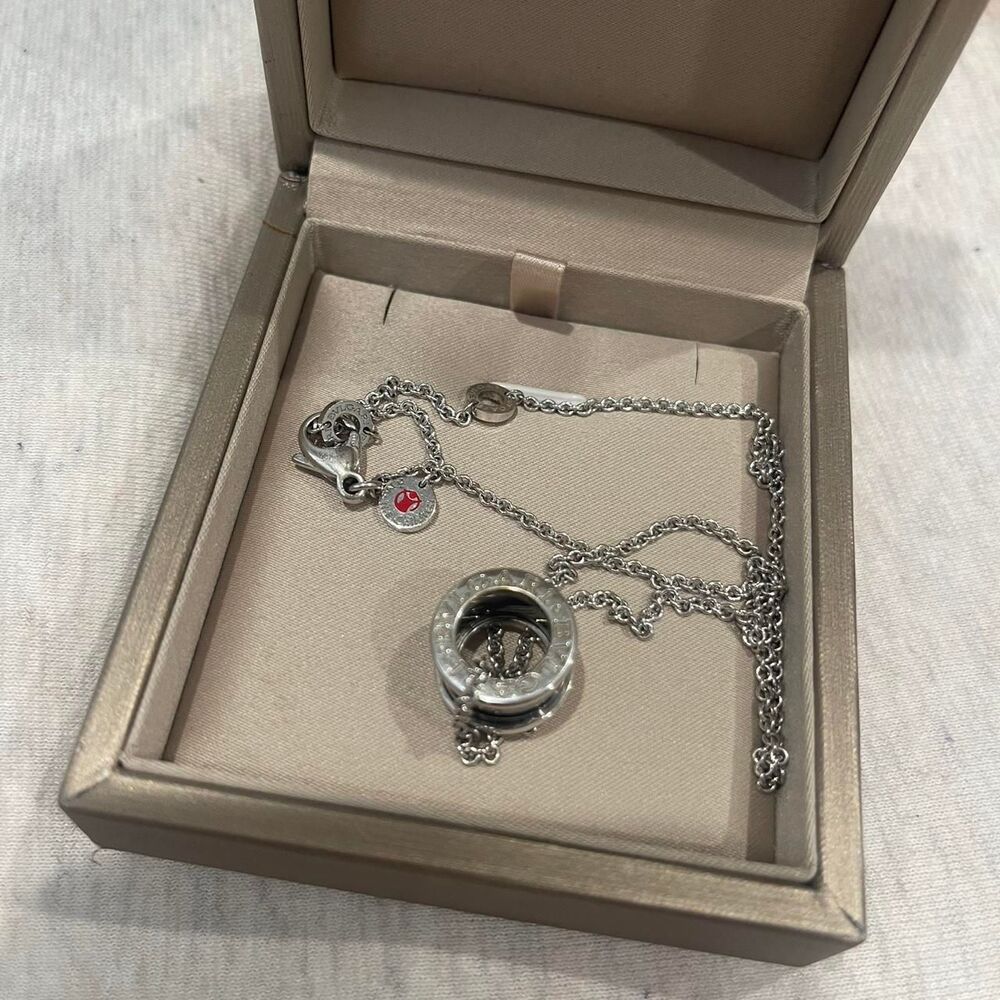 Bvlgari B.Zero1 Save the Children Pendant Necklace Sterling Silver with Ceramic - Picture 5 of 6